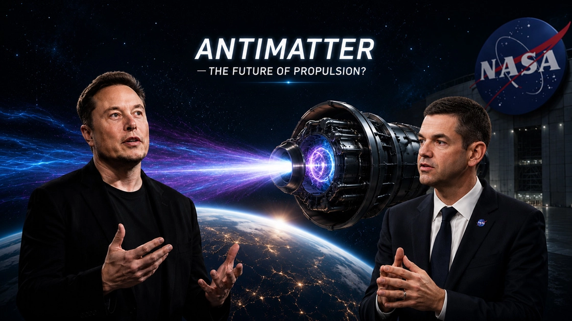 Musk and Isaacman talk up antimatter engines — but the math is staggering