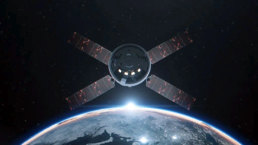 Космічний корабель Orion на орбіті