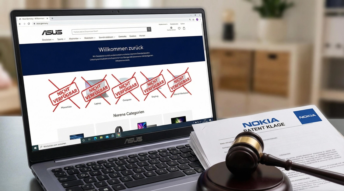 Логотип та офіс Asus у Німеччині