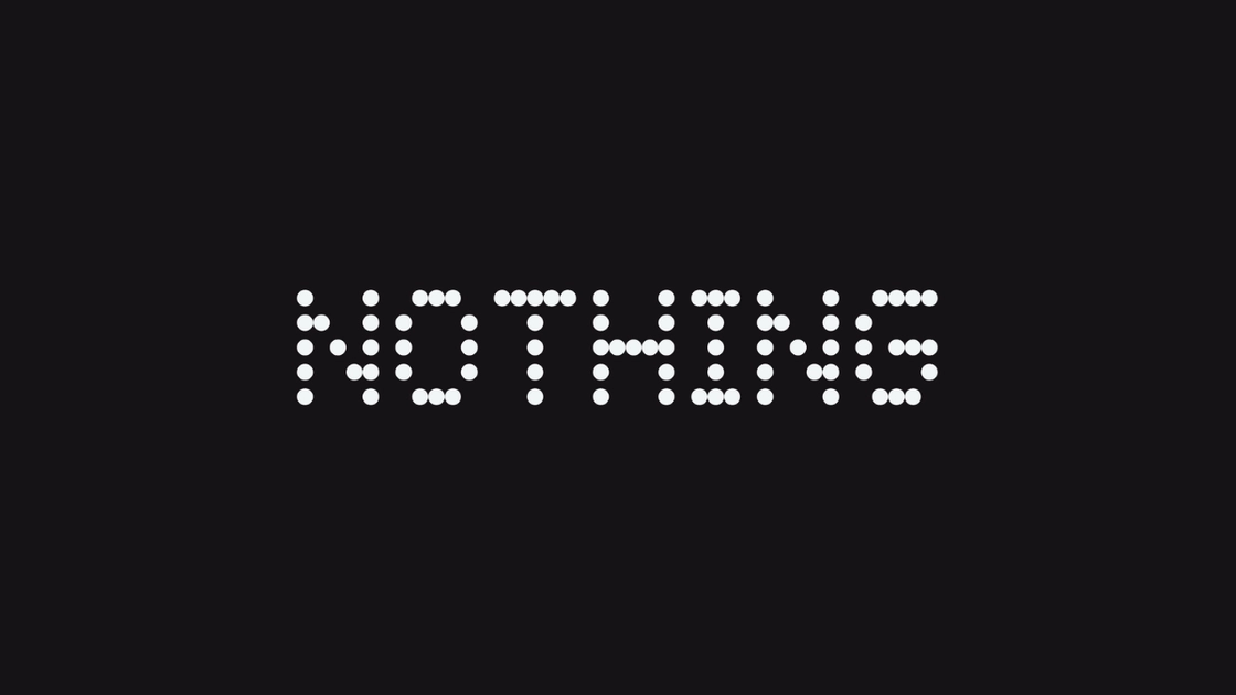 Логотип Nothing: новий їх погляд на дизайн