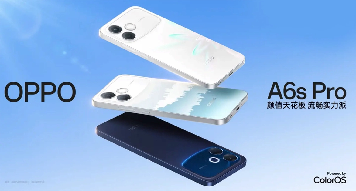 Смартфон Oppo A6s Pro синього кольору