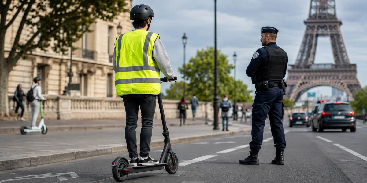 Paris impose le casque et le gilet réfléchissant aux trottinettes électriques après 79 décès en 2025