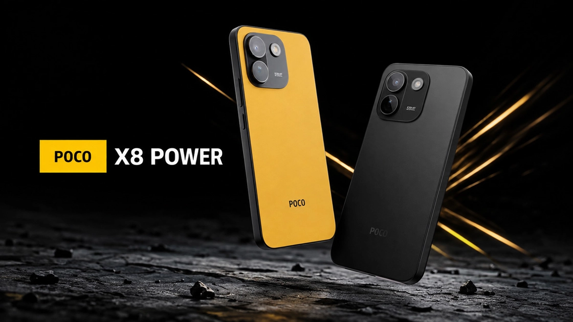 Смартфон Poco X8 Power у двох кольорах