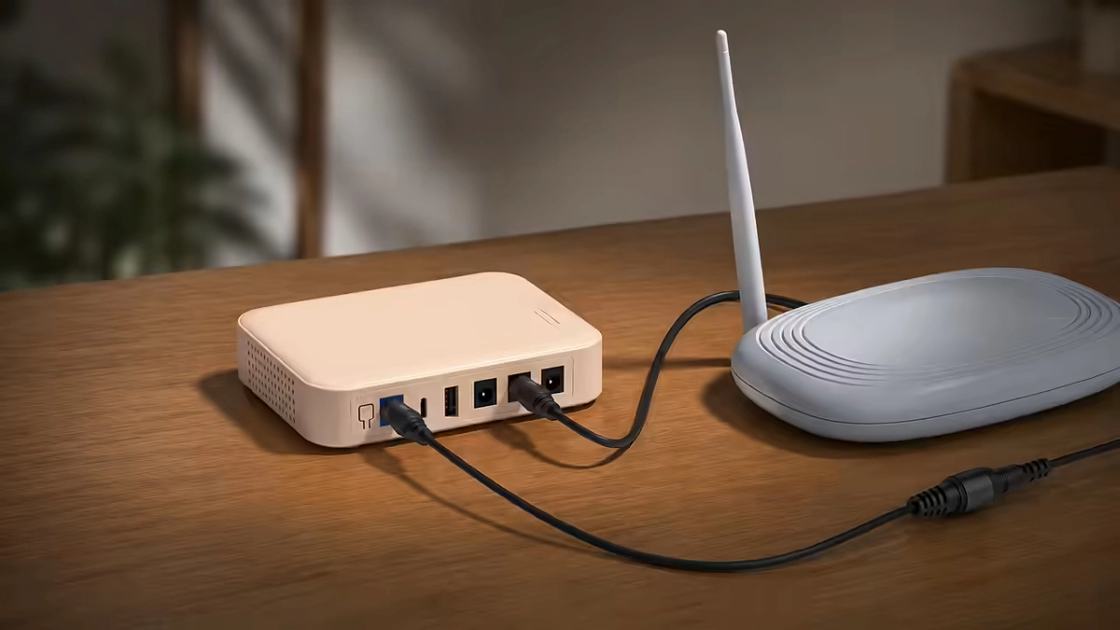 Portronics Kinetics 8K compact router UPS. Illustration: Portronics