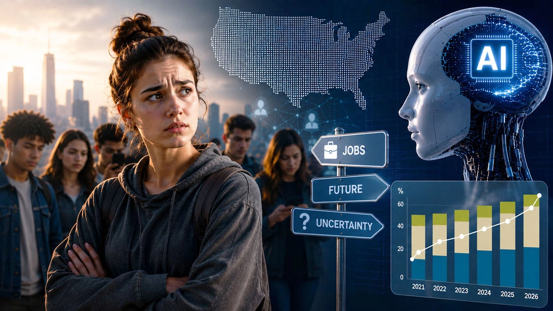 Young adults in the US are the most skeptical age group about AI, even as weekly use remains high.