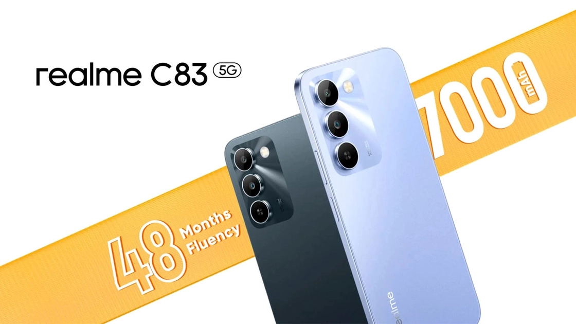 Смартфон Realme C83 5G на офіційному тизері