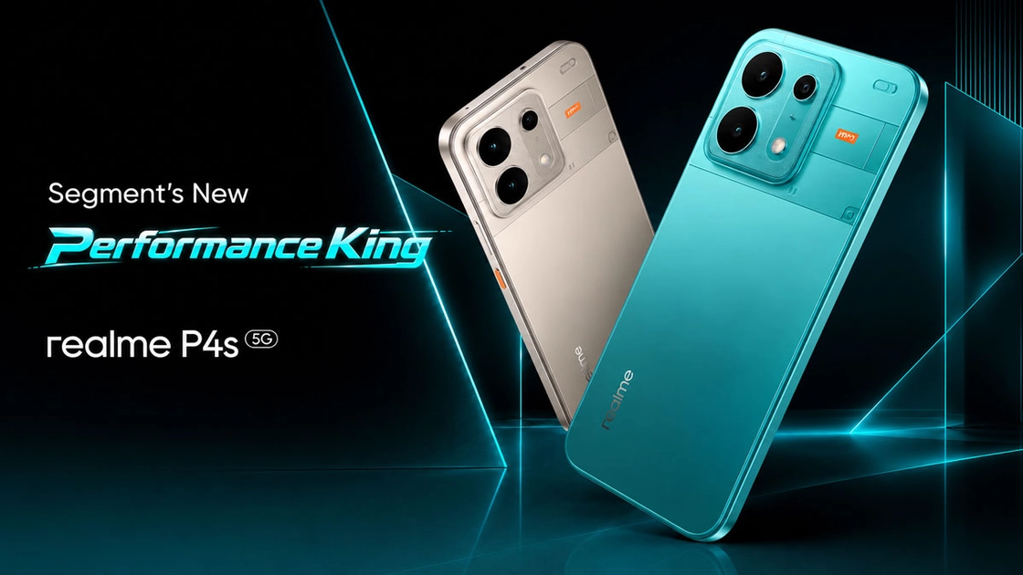 Смартфон Realme P4s у двох кольорах