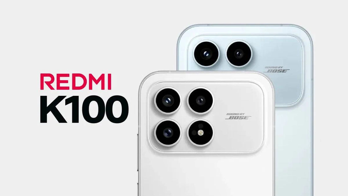 Смартфон Redmi K100 на концептуальному рендері