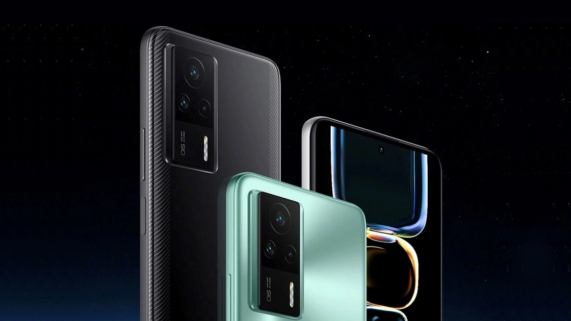 Смартфон Redmi K60 на офіційному рендері