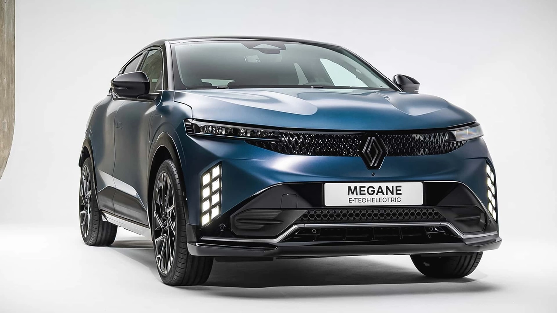 Оновлений Renault Megane E-Tech 2026 у новому кольорі