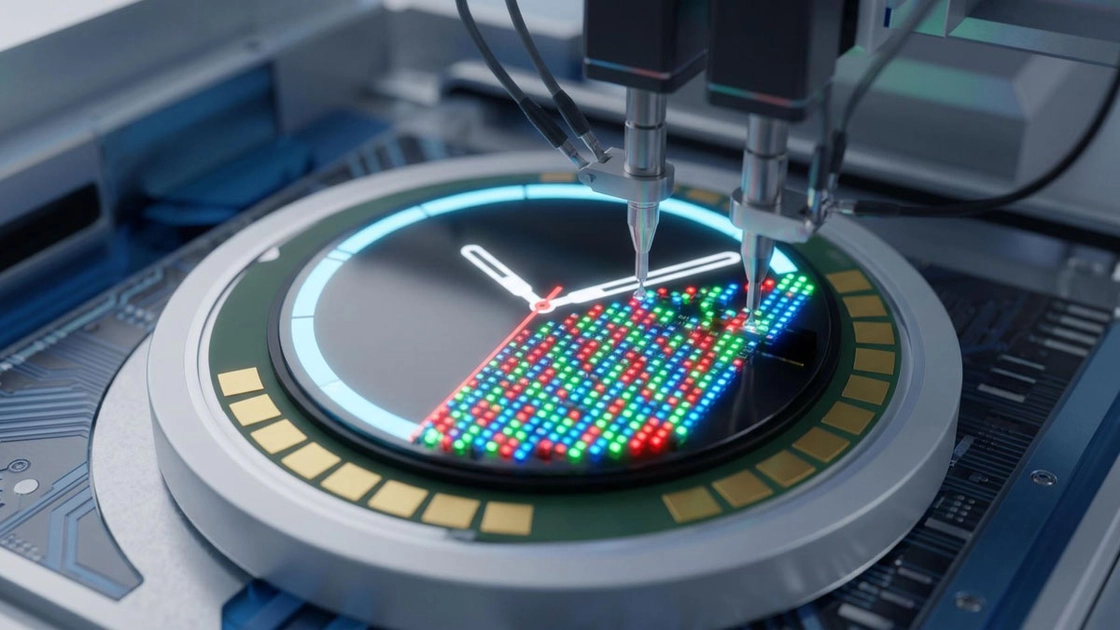 Samsung's Micro LED prototype displayed at CES 2025 reached 4,000 nits — brighter than any current smartwatch screen. Mass production for wearables is still years away.