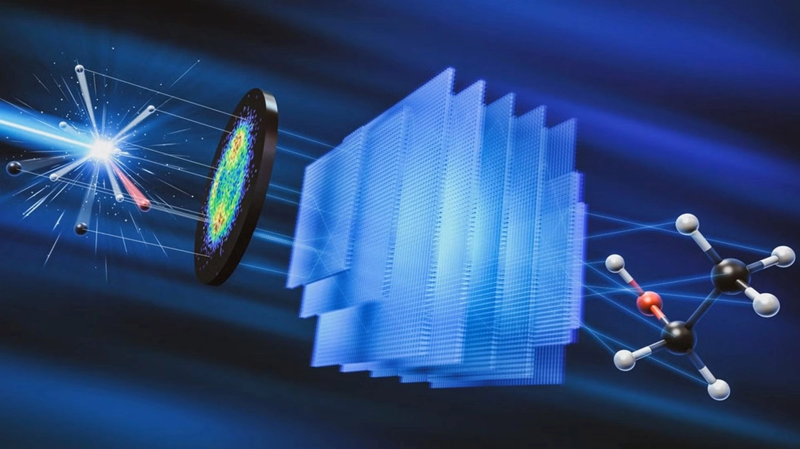 Процес реконструкції молекулярної структури моделлю MOLEXA