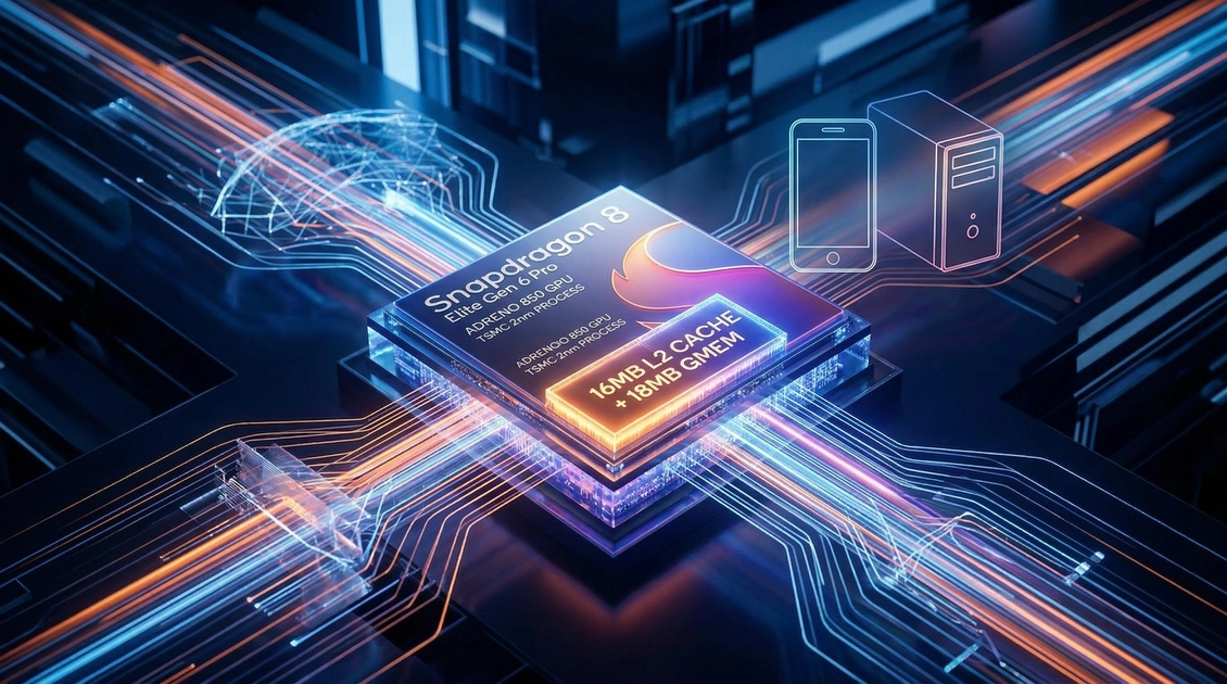 Рендер майбутнього процесора Qualcomm Snapdragon