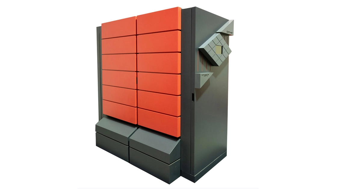 The Cray T3D "Typhoon", serial number 6001 — the first Cray T3D ever built. Photo: The Saleroom