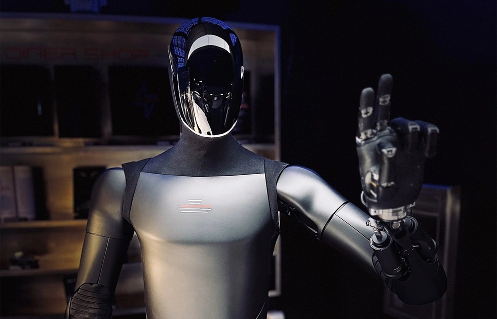 Робот гуманоїд Tesla Optimus третього покоління