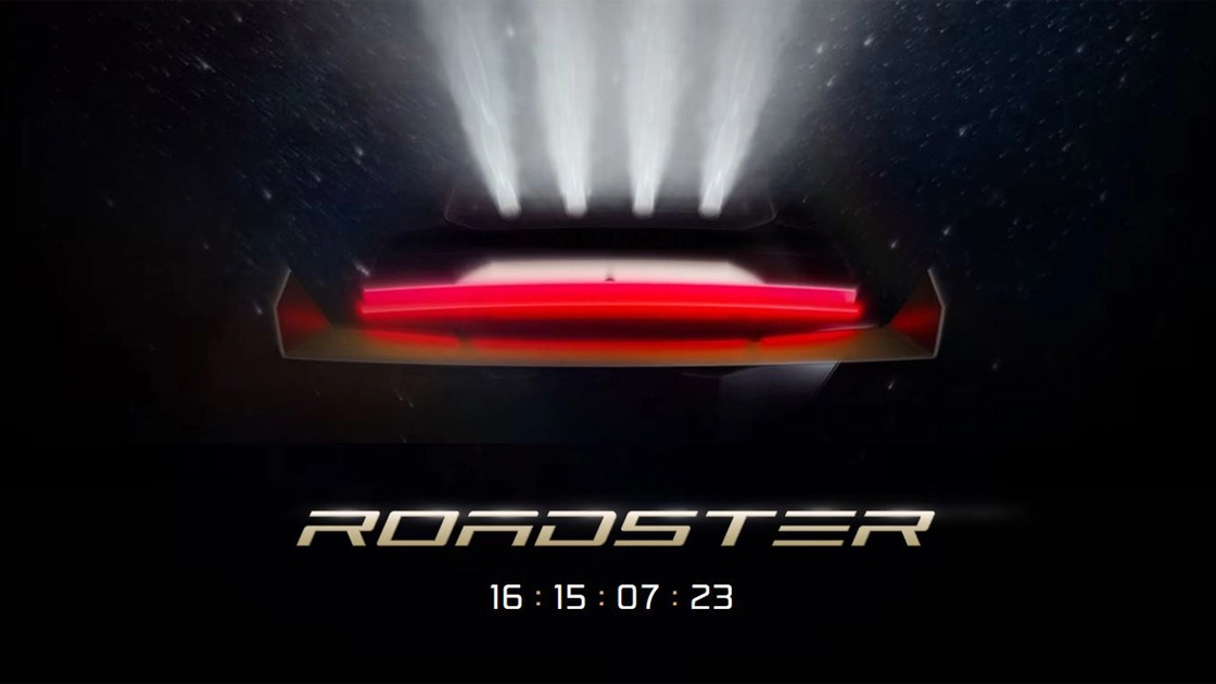 Тизер презентації нового Tesla Roadster