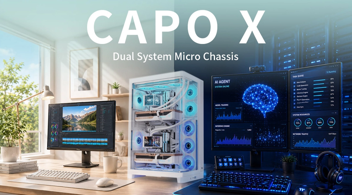 Корпус Thermaltake CAPO X білого кольору