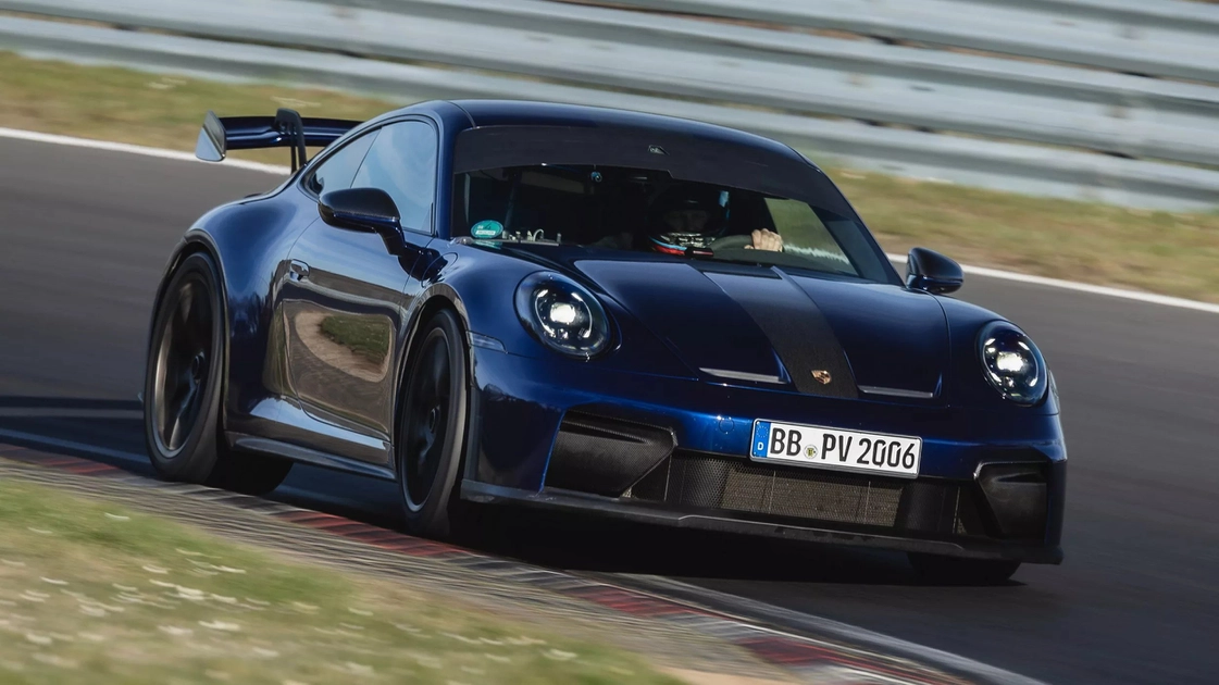 Porsche 911 на тестах, ілюстрація до патенту трансмісії