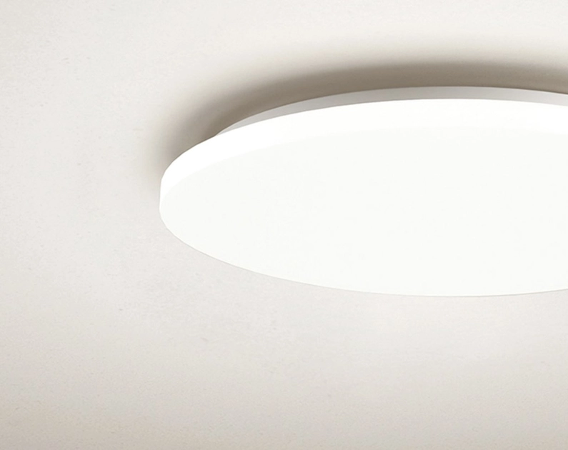 Plafonnier connecté Mijia rond installé au plafond