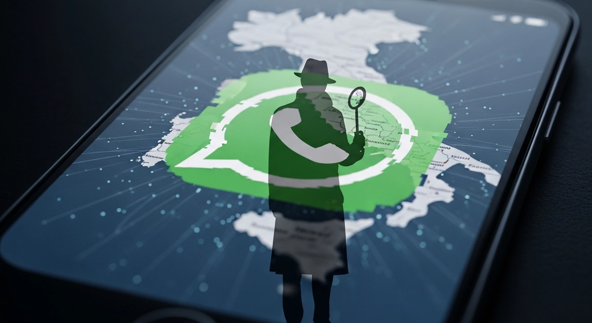Capture d'écran de l'alerte WhatsApp