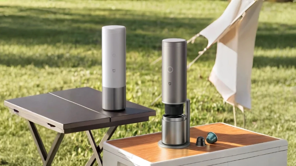 Портативна кавомашина Xiaomi Mijia білого кольору