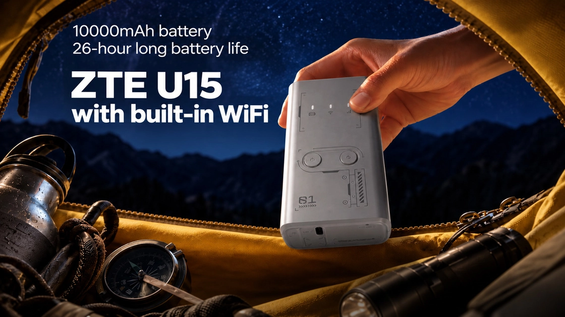 Портативний роутер ZTE U15 Standard Edition у меха-дизайні