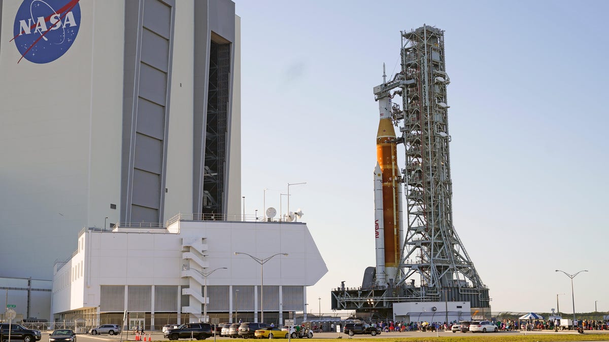 NASA’s Space Launch System on the Launch Pad