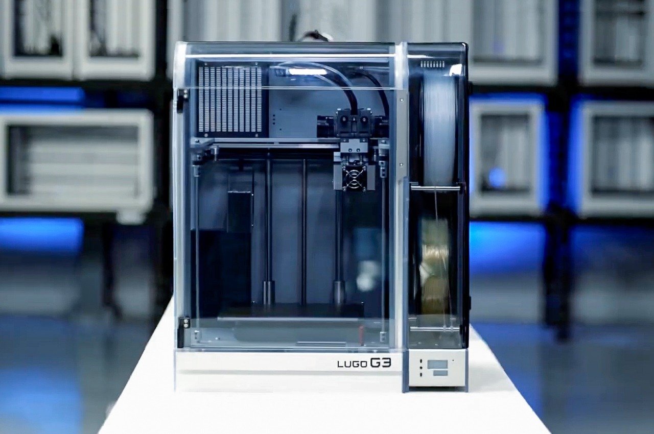 LUGO G3 dual extruder 3D printer makes creating your dream project more enjoyable
