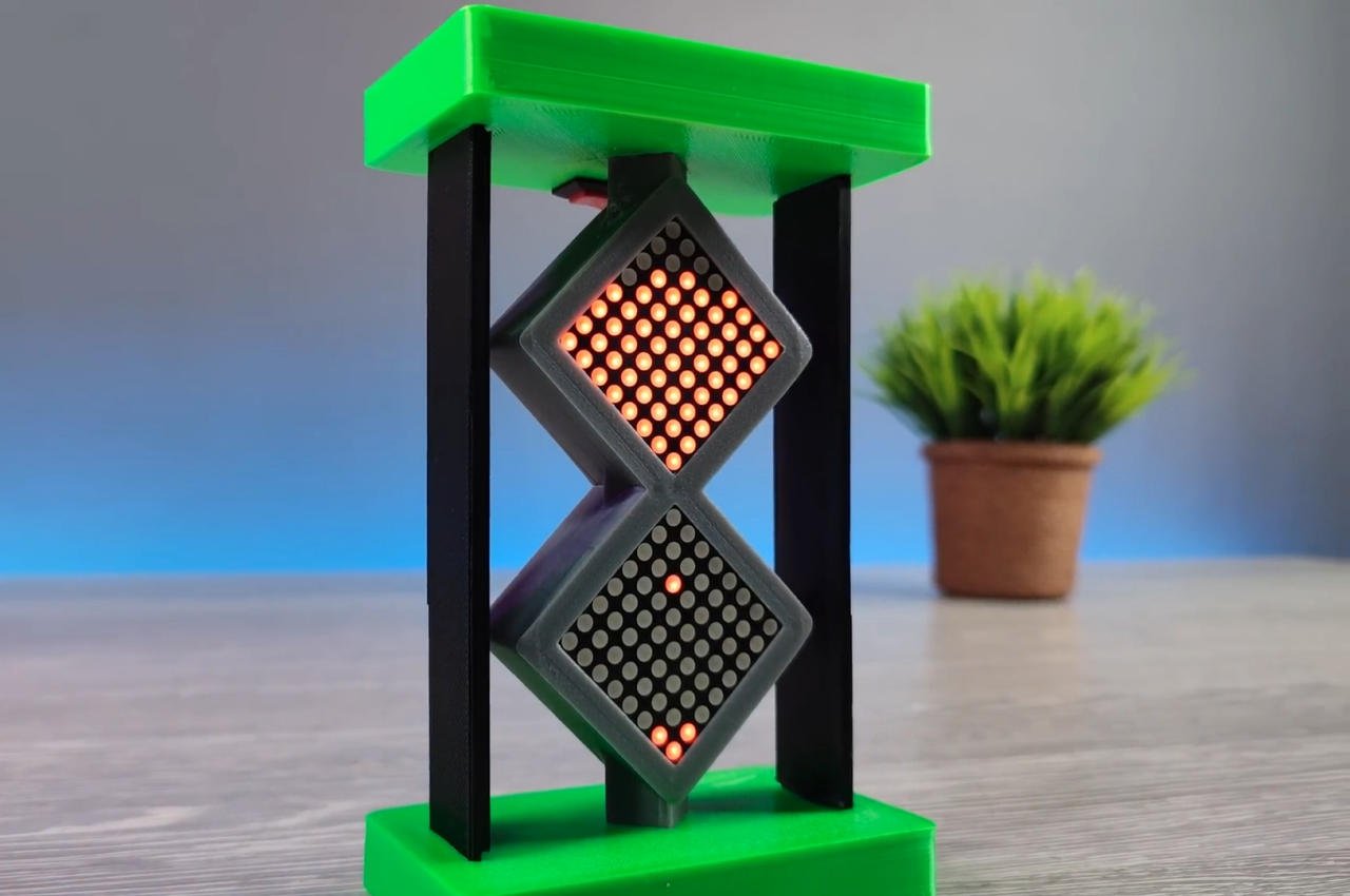 This DIY digital hourglass delivers a retro feeling without the messy sand-7