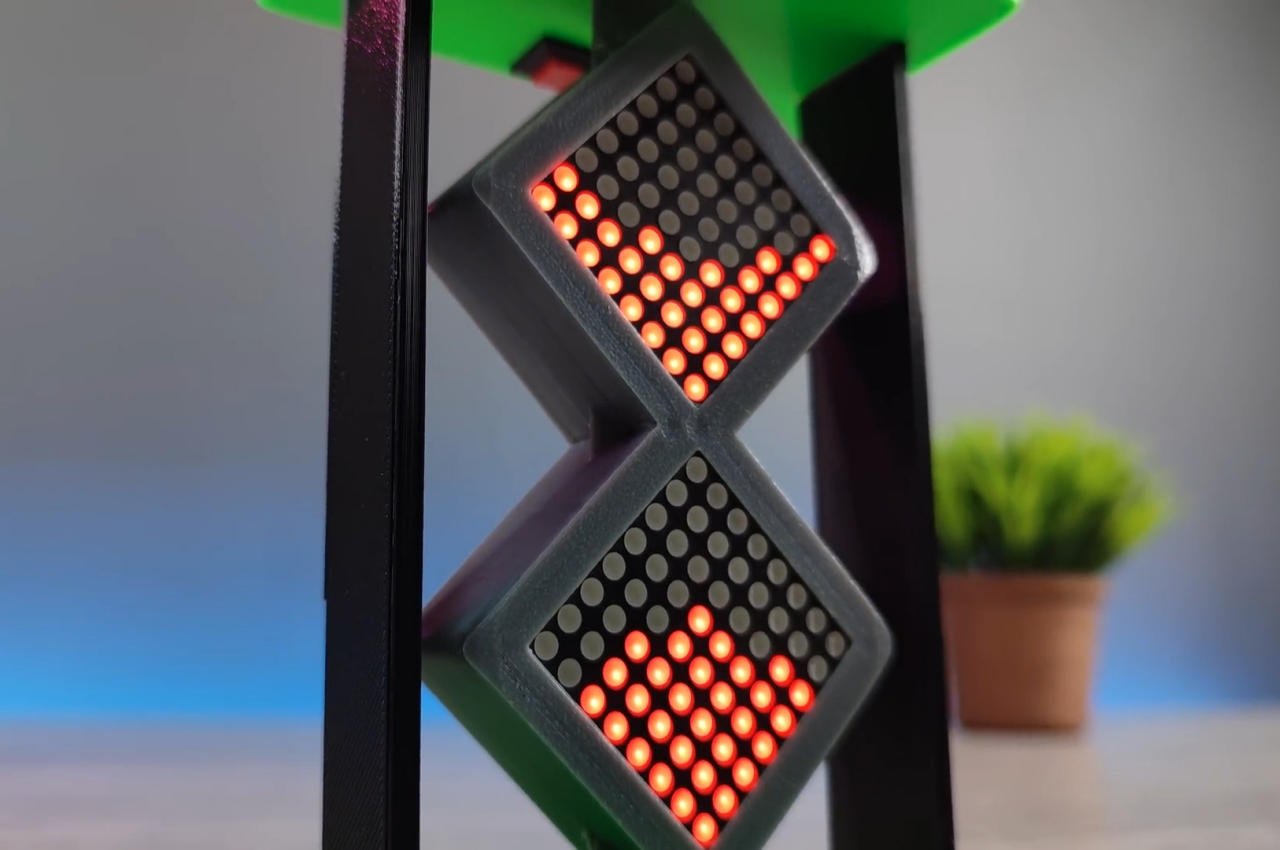 This DIY digital hourglass delivers a retro feeling without the messy sand-25