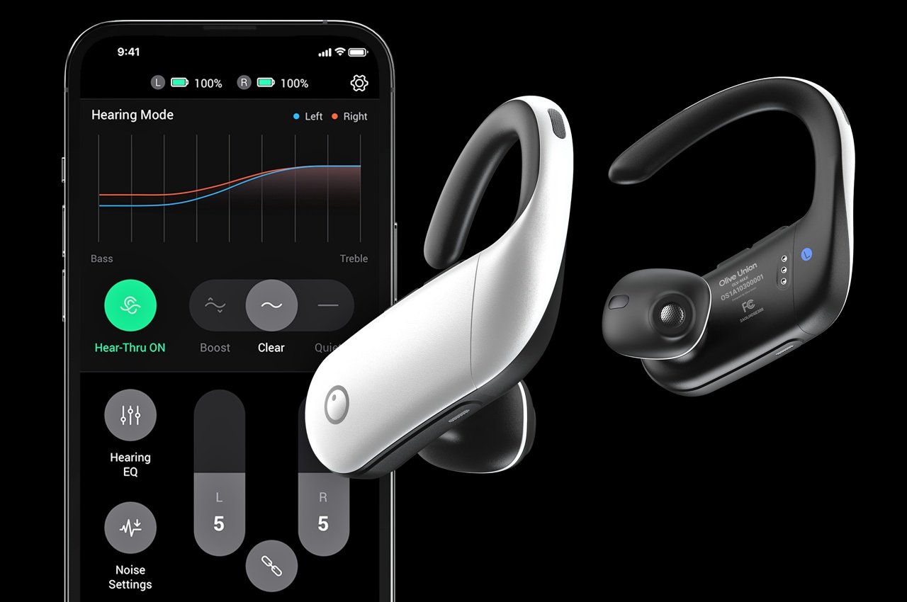 Olive Max like the AirPods for the hearing-impaired, with a truly wireless design and listening | gagadget.com