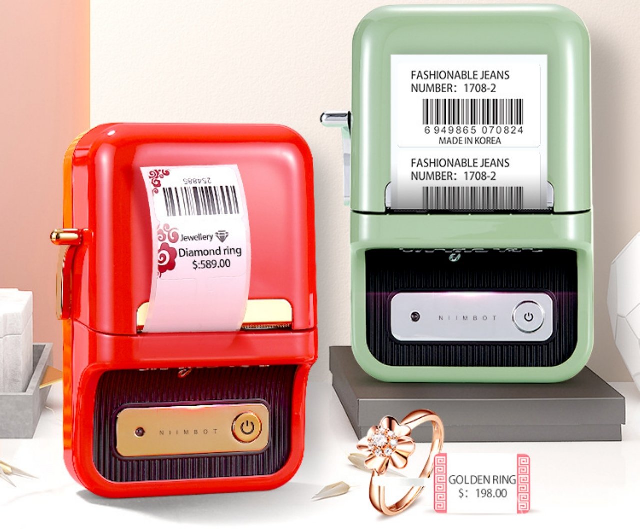 Niimbot B21 label printer gives off some classy vintage vibes