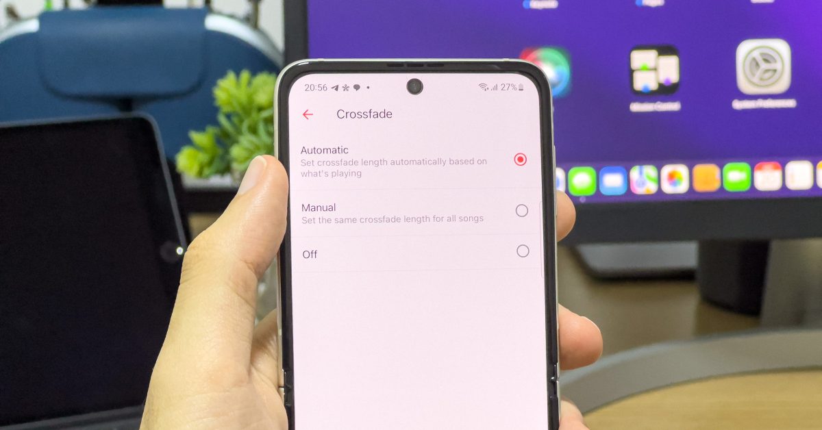 Perché Apple Music su iOS non ha la dissolvenza incrociata, ma l'app Android sì?