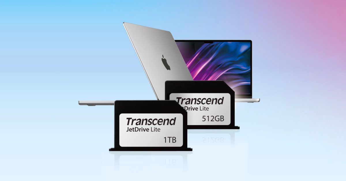 Transcend launches 1TB JetDrive flush SD card designed for the new MacBook Pro