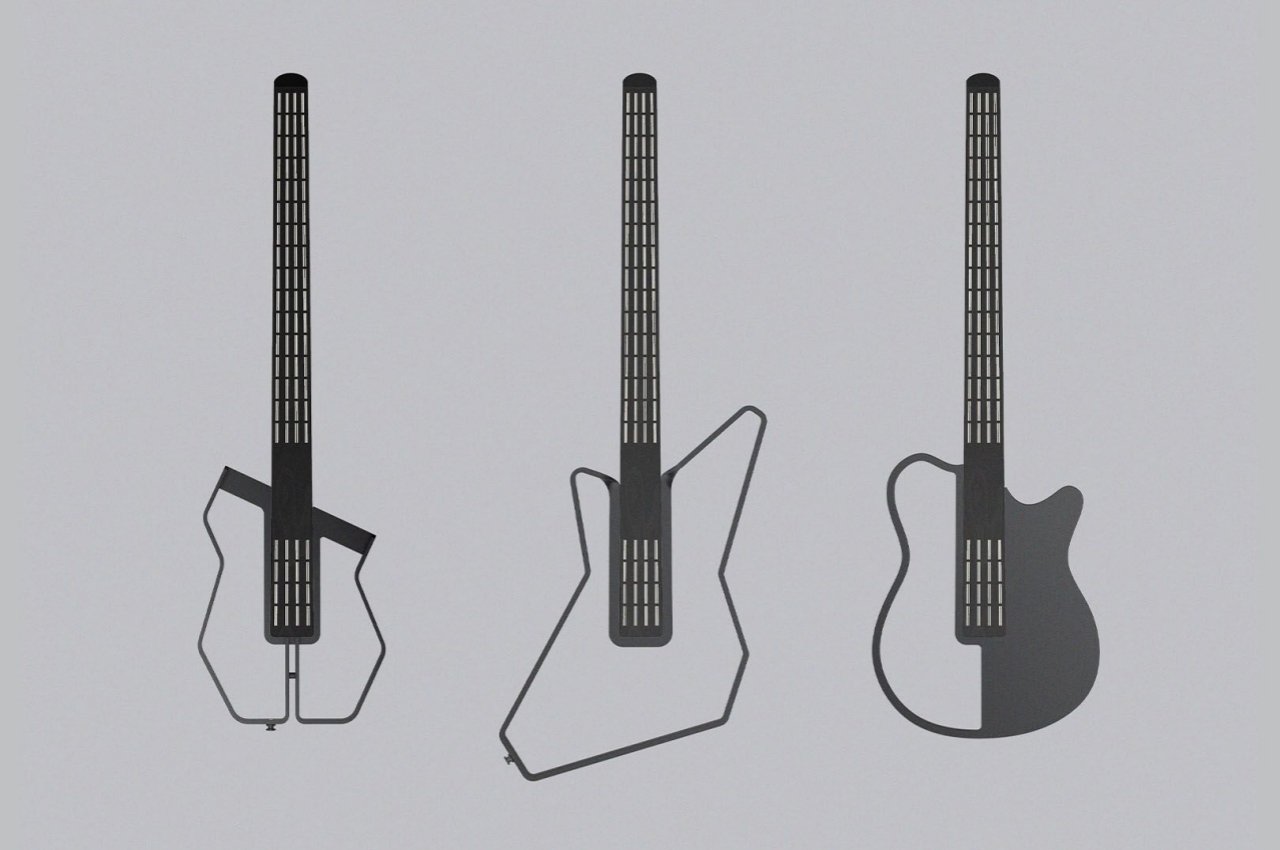 This electric guitar is a MIDI controller that turns you into a music wizard
