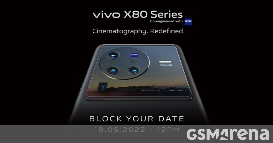Le lancement de la série vivo X80 en Inde est prévu pour le 18 mai