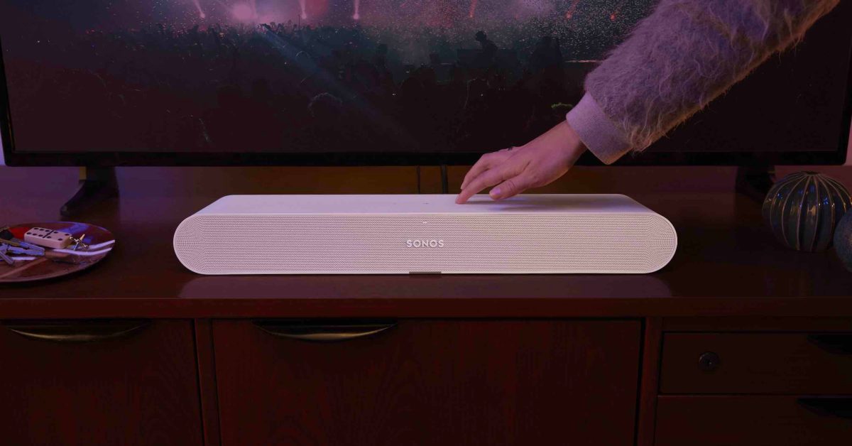 Sonos Beam (Gen 2) Compact Smart Sound Bar with Dolby Atmos, Apple AirPlay 2,  and Built-In Voice Control