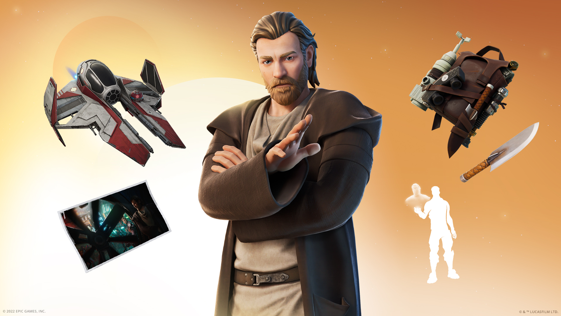 Obi-Wan Kenobi crosses over to Fortnite with new skin, glider, bundle