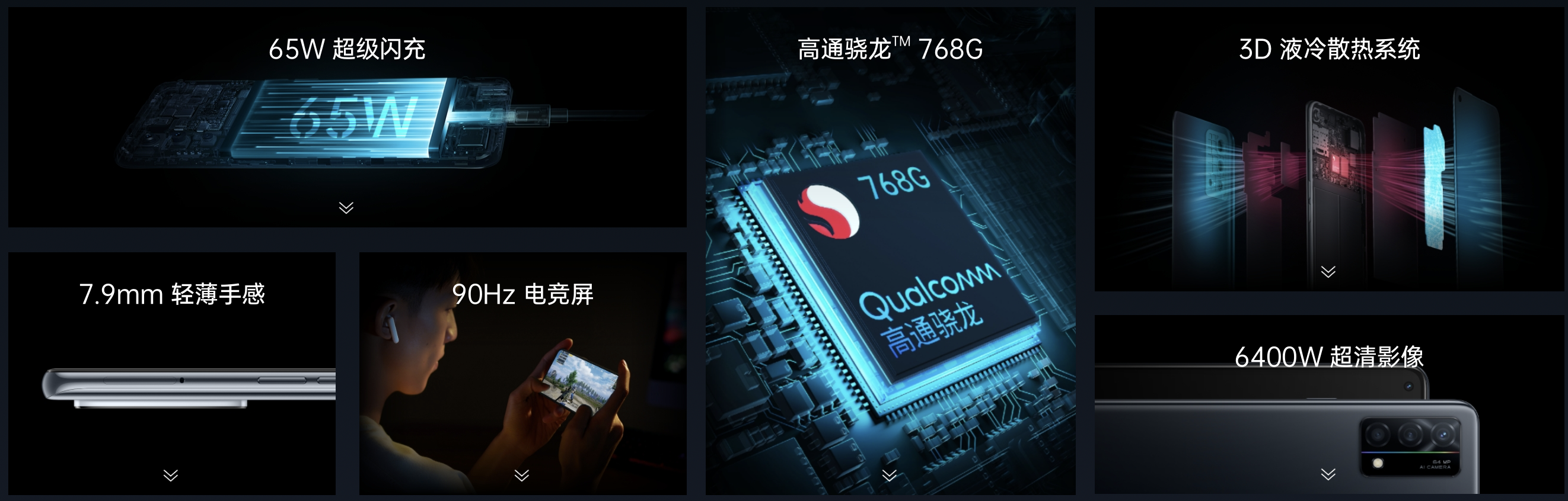OPPO K9 5G: дисплей на 90 Гц, чип Snapdragon 768G, быстрая зарядка на 65 Вт и тройная камера на 64 МП за $310
