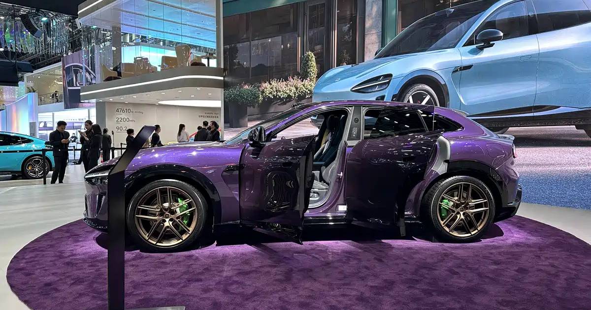 YU7 Max with innovative Crystal Purple coating