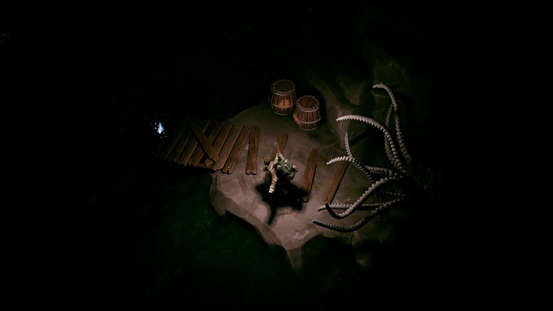 A still from Peregrino's game with the Pilgrims