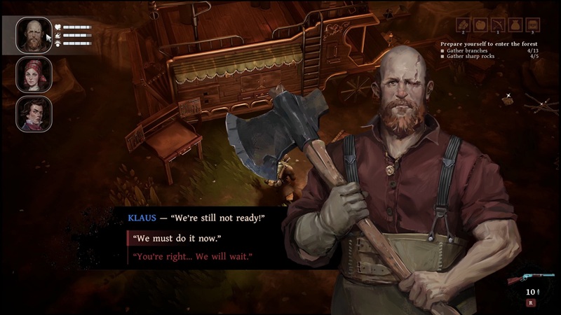 The characters in Peregrino's game