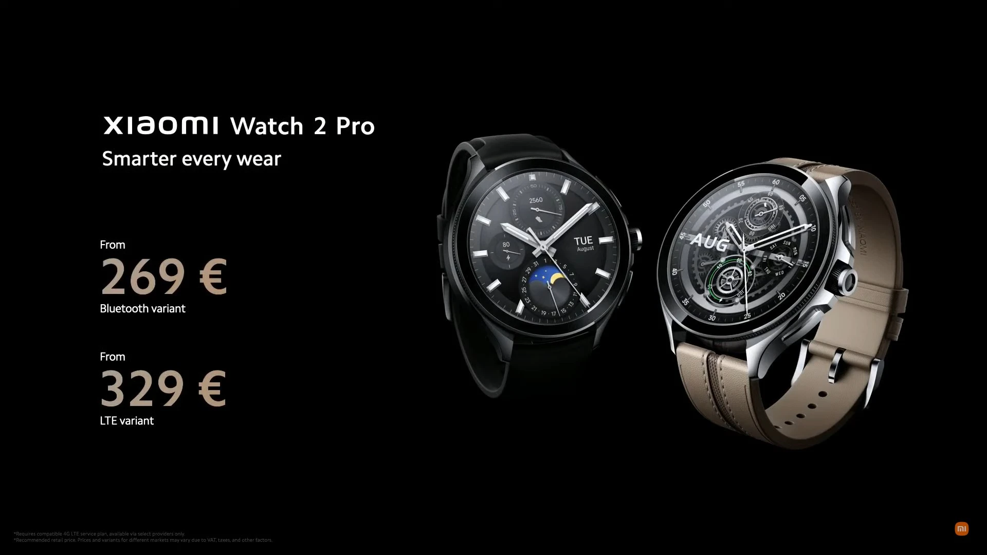 Xiaomi Watch 2 Pro - Snapdragon W5+ Gen 1, pantalla AMOLED, Wear OS, NFC y  65 horas de batería a partir de 269 euros