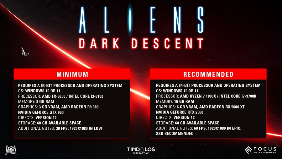 Die Entwickler von Aliens: Dark Descent haben die Systemanforderungen für das Spiel veröffentlicht, das auf der berühmten Franchise basiert-2