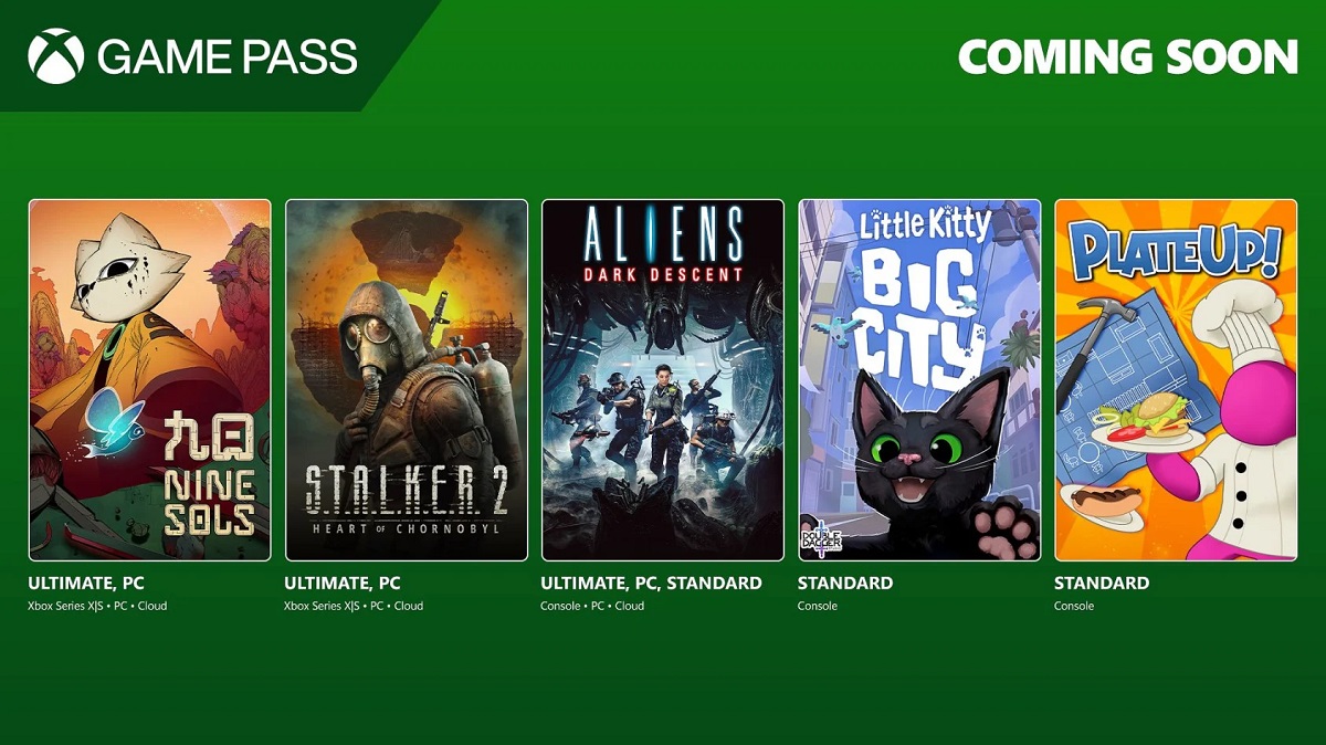 Microsoft Flight Simulator 2024, STALKER 2, Aliens: Dark Descent y algunas novedades más esperan a los suscriptores de Xbox Game Pass en la segunda quincena de noviembre