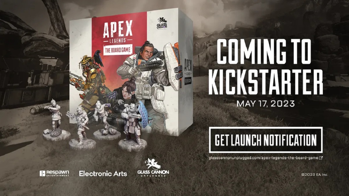 Se ha anunciado un juego de mesa basado en Apex Legends. La campaña de recaudación de fondos de Kickstarter se lanzará en mayo