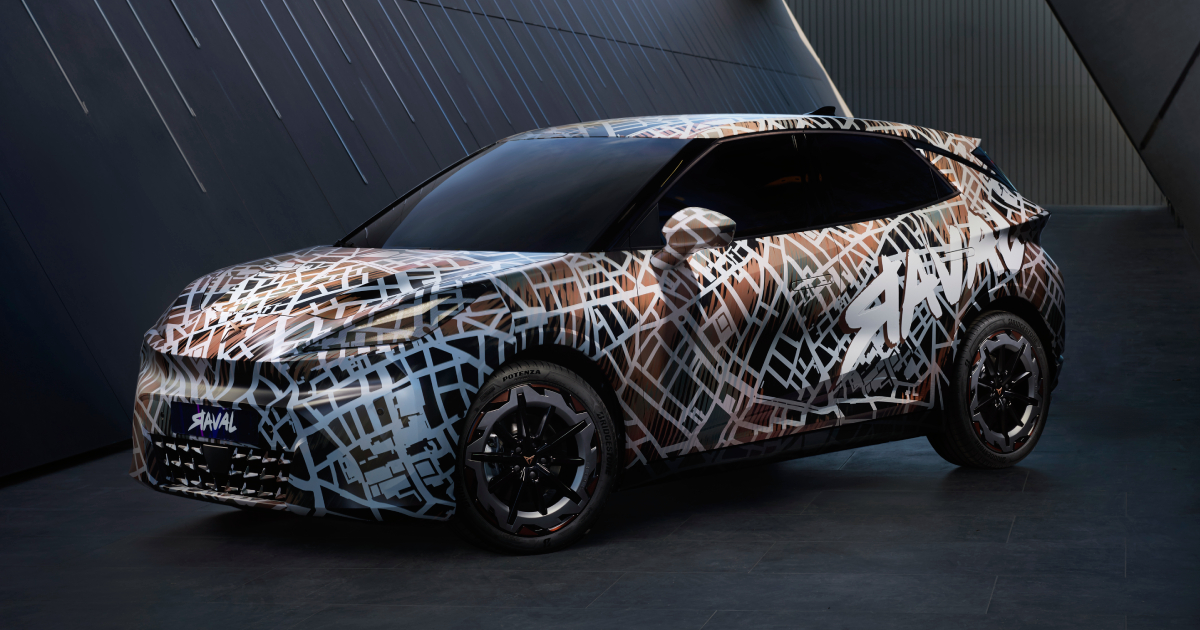 Так званий тест нового хетчбека Cupra Raval у передсерійній версії