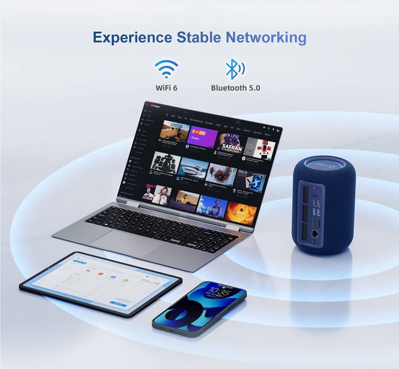 GTBox T1 міні-комп’ютер з дизайном Bluetooth-колонки