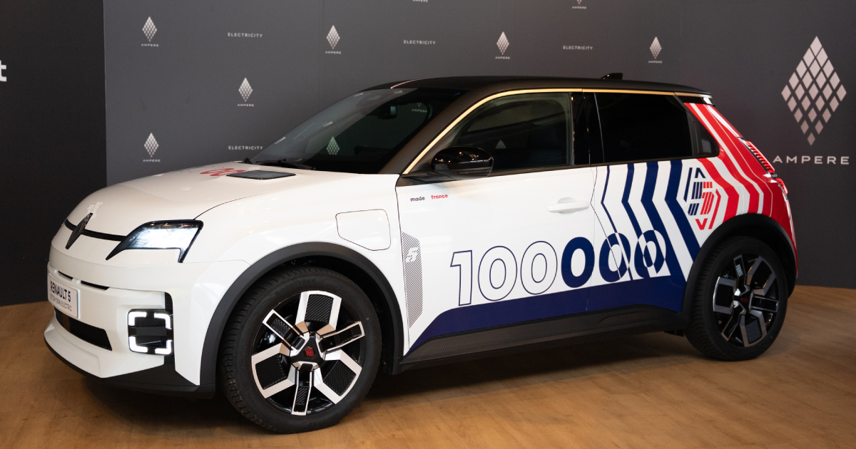 100,000 Renault 5 E-Tech Electric vehicles produced in Douai