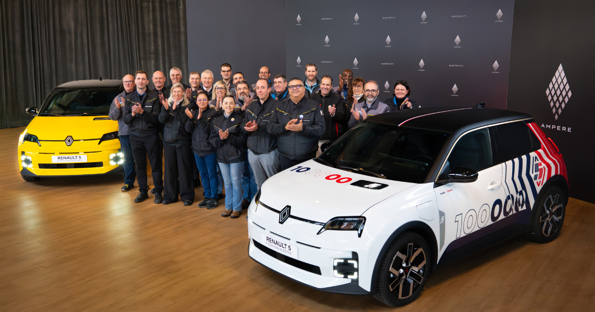 100,000 Renault 5 E-Tech Electric vehicles produced in Douai - Variant 2